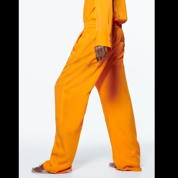 NWT Zara straight pajama pants 👖 😍 - Picture 5 of 13